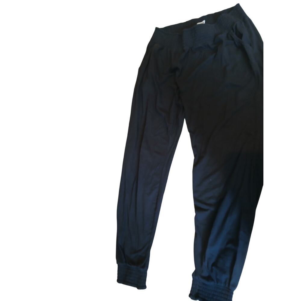 Pact Organic Cotton Large elastic rouched waist elastic cuff joggers - Picture 3 of 9